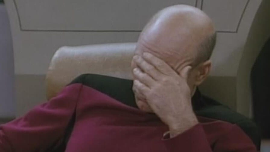 How to cooperate with SEO specialists - Star Trek facepalm