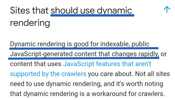 Google-JavaScript - 005-Sites-should-use-dynamic-rendering