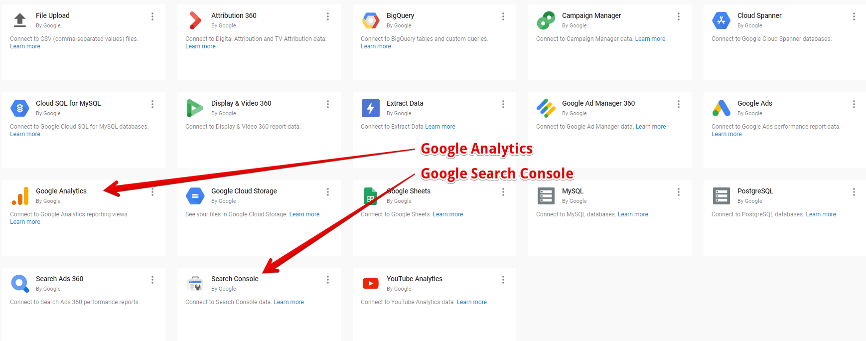 How-to-Export-Data-from-Google-Analytics-and-Search-Console - 007-Select-Data-Source-From-List
