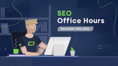 seo office hours december 24th 2021 banner
