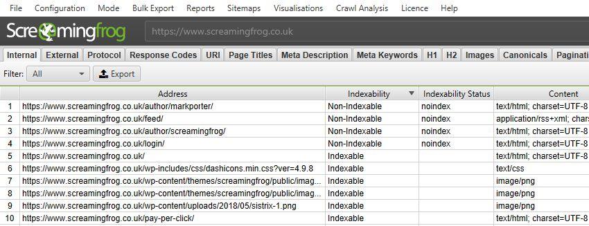 6-indexing-seo-screaming-frog-results